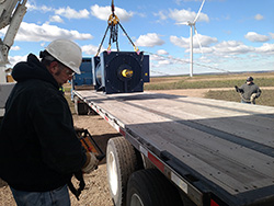 Decommissioned wind turbine generator finds new life at Northeast